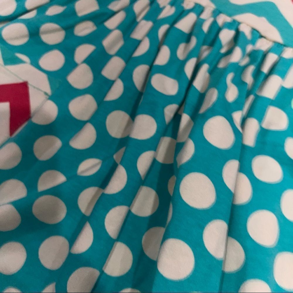 The Original Flap Happy Chevron‎ Polka Dot Dress - Size 6X - NWT - Picture 8 of 8